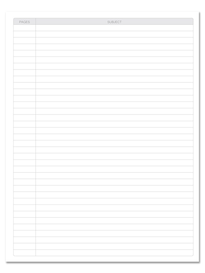 BookFactory Ghost Grid Dot Journal/Large Bullet Notebook 168 Pages 8.5'' x 11'' Soft Touch Dark Brown Cover Case Bound (Made in USA) - Image 3
